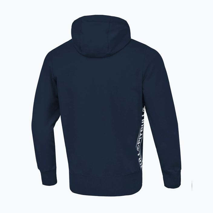Herren Pitbull West Coast Brighton Sweatshirt mit Kapuze dunkel marineblau 4