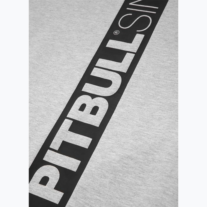 Herren Pitbull Stafford Sweatshirt mit Kapuze grau/melange 11