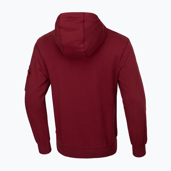 Sweatshirt für Männer Pitbull West Coast Everts Hooded burgundy 2