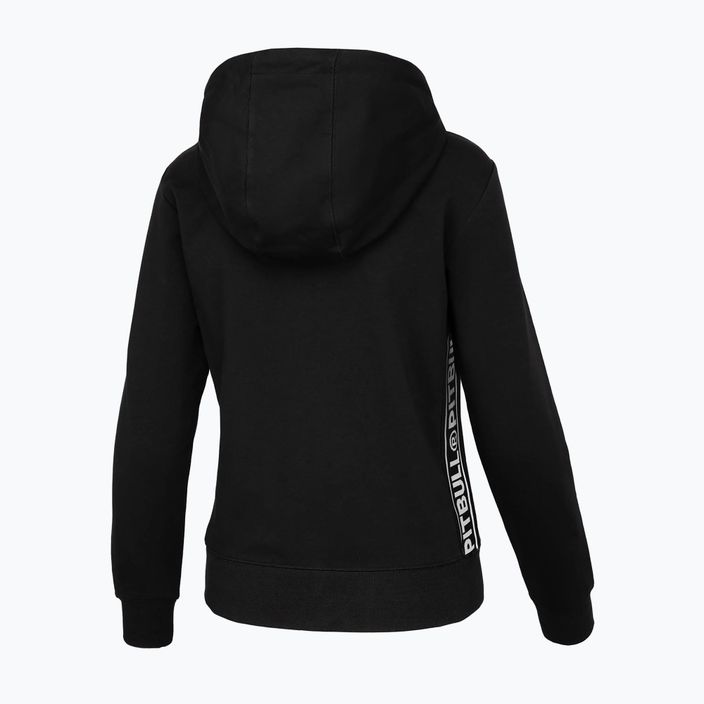 Damen Pitbull West Coast La Canada Sweatshirt mit Kapuze schwarz 2
