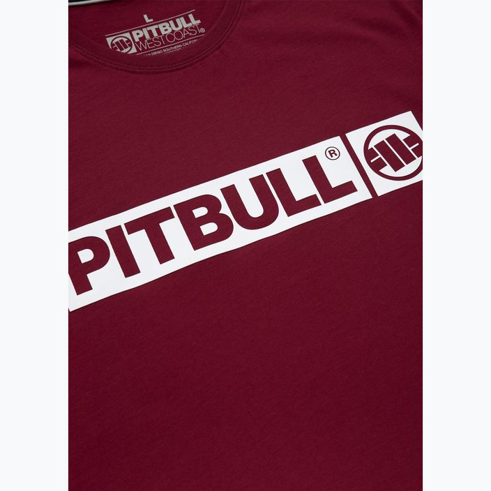 Pitbull West Coast Herren Hilltop T-Shirt weinrot 3
