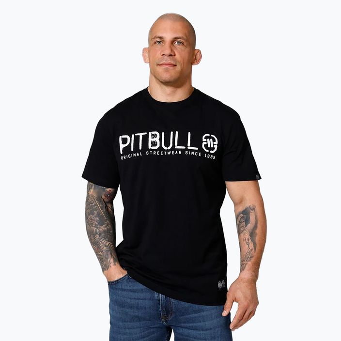 Pitbull West Coast Origin Herren-T-Shirt schwarz