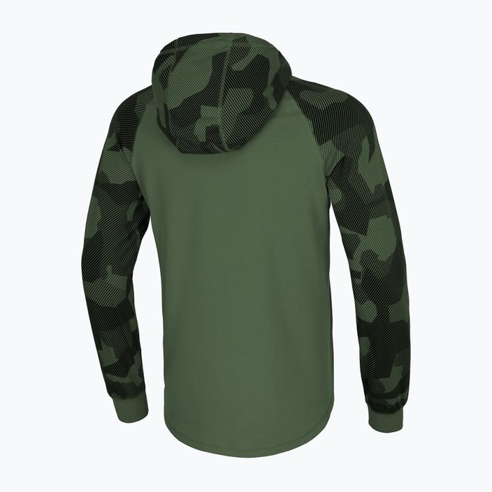 Sweatshirt für Männer Pitbull West Coast Mercado Hooded Small Logo olive dillard 2