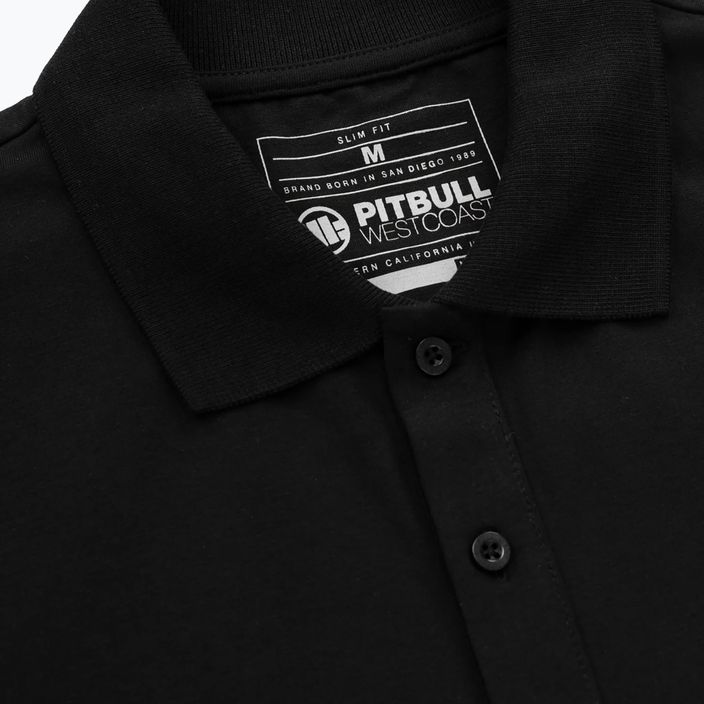 Poloshirt für Männer Pitbull West Coast Polo Jersey Small Logo black 3