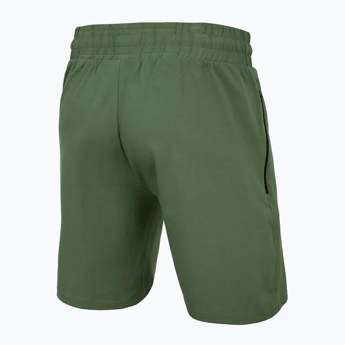 Shorts für Männer Pitbull West Coast Tarento Shorts olive 2