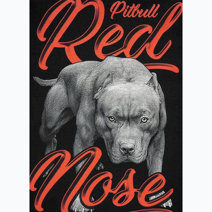 Pitbull West Coast Red Nose 23 schwarzes Herren-T-Shirt 5