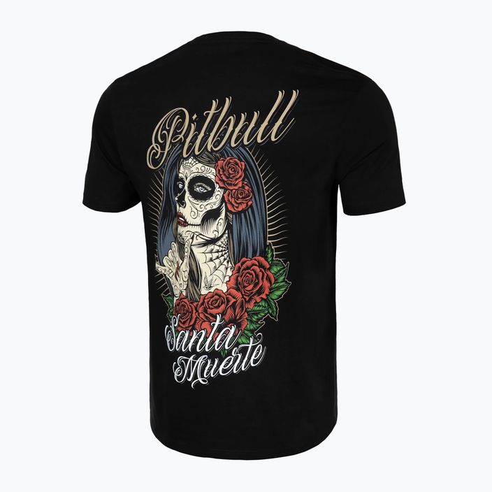 Herren-T-Shirt Pitbull West Coast Santa Muerte 23 black