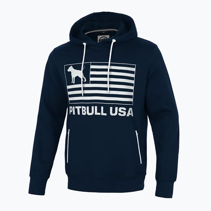 Herren Pitbull West Coast Usa Sweatshirt mit Kapuze dunkel marineblau 3