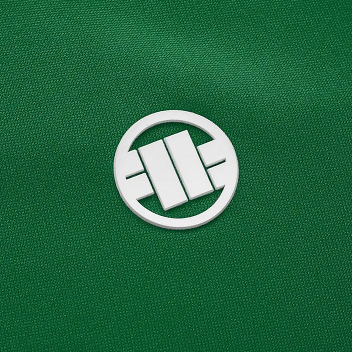 Herren Pitbull West Coast Trainingsjacke Tape Logo Terry Gruppe grün 8