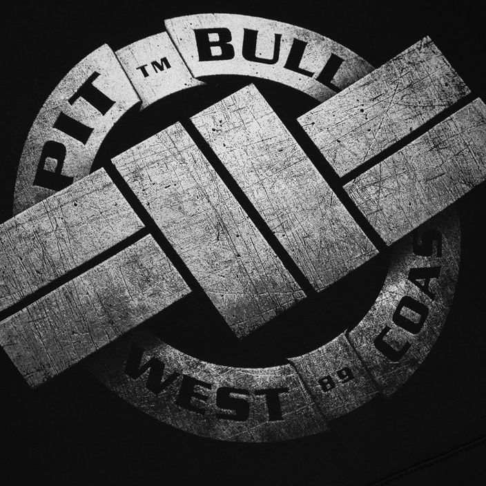 Herren Pitbull West Coast Steel Logo Kapuzensweatshirt schwarz 4
