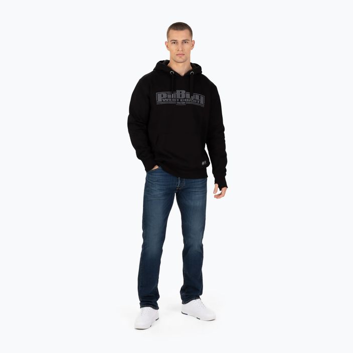 Herren Pitbull West Coast Boxing FD Sweatshirt mit Kapuze schwarz 2