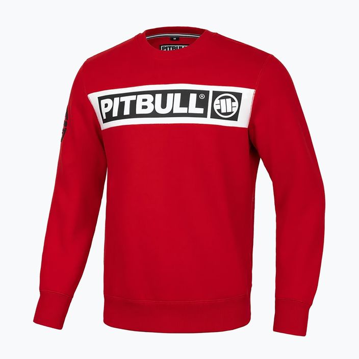 Herren Pitbull Sherwood Crewneck Sweatshirt rot 4