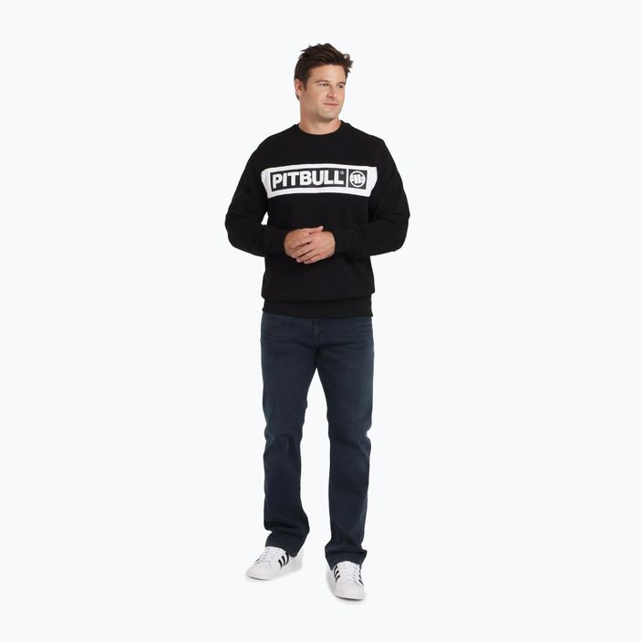 Herren Pitbull Sherwood Crewneck Sweatshirt schwarz 2