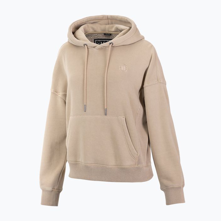 Damen Hoodie Sweatshirt Pitbull West Coast Manzanita Washed Hooded sand 3