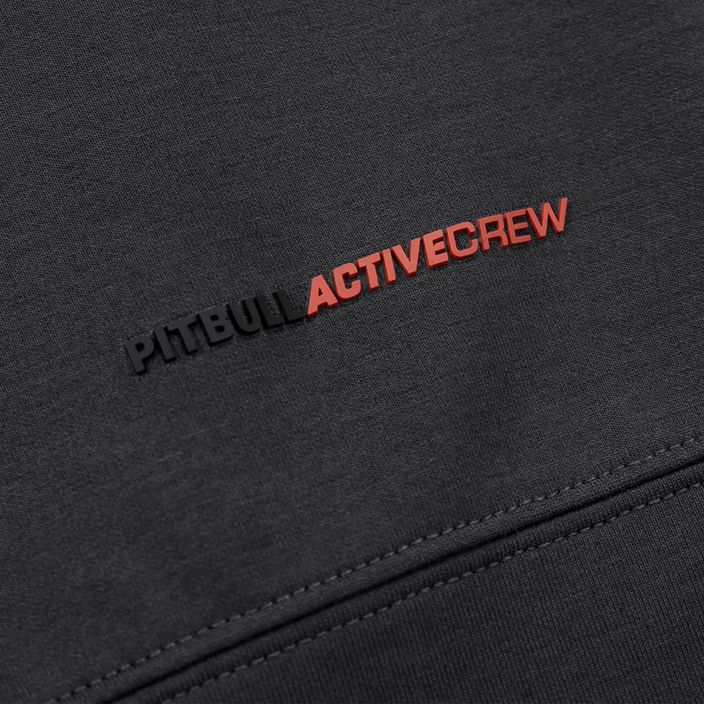 Herren Pitbull West Coast Explorer Sweatshirt mit Kapuze und Reißverschluss graphit 8