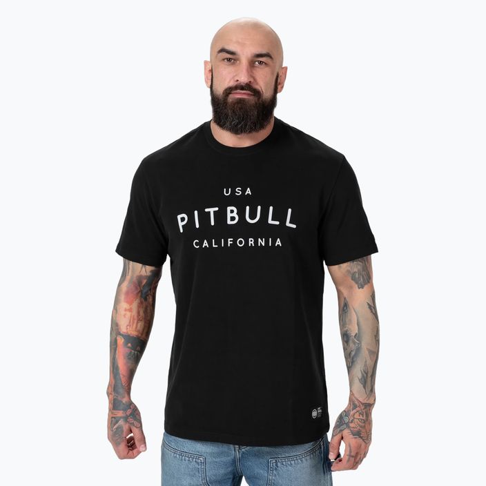 Pitbull West Coast Herren-T-Shirt Usa Cal schwarz