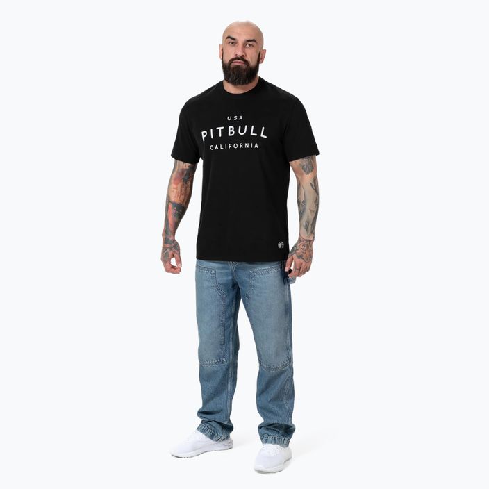 Pitbull West Coast Herren-T-Shirt Usa Cal schwarz 2