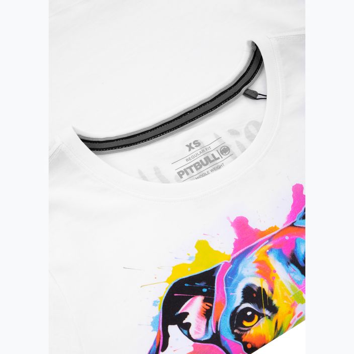Pitbull West Coast Frauen-T-Shirt Aquarell weiß 3