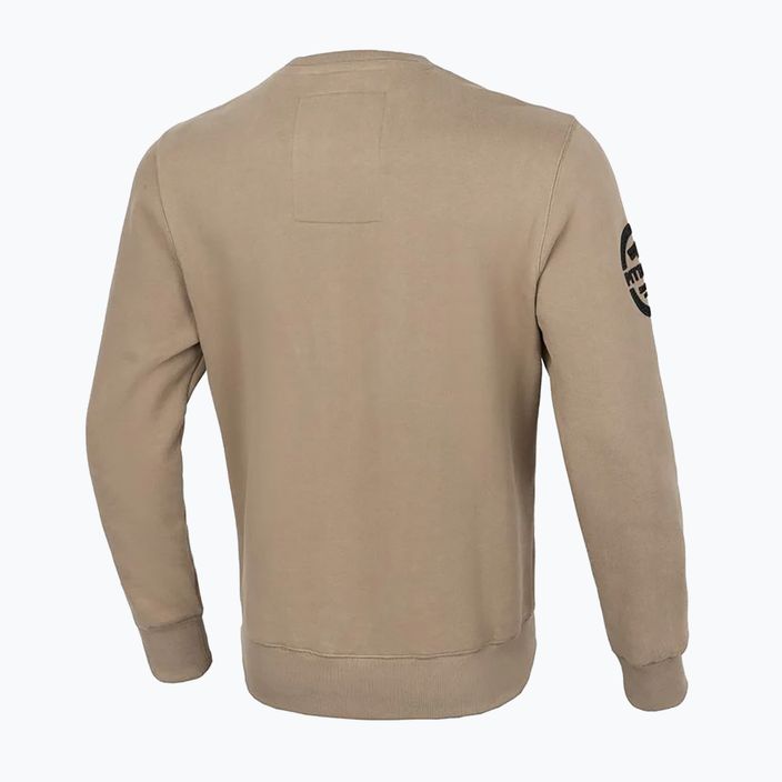 Herren Pitbull Sherwood Crewneck Sweatshirt blass sand 6