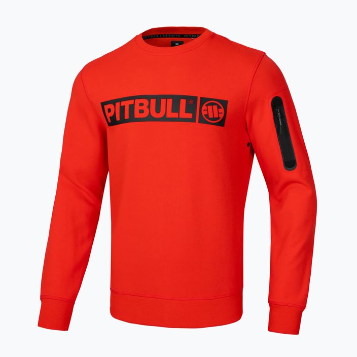 Herren Pitbull Beyer Crewneck Sweatshirt feuerrot 4