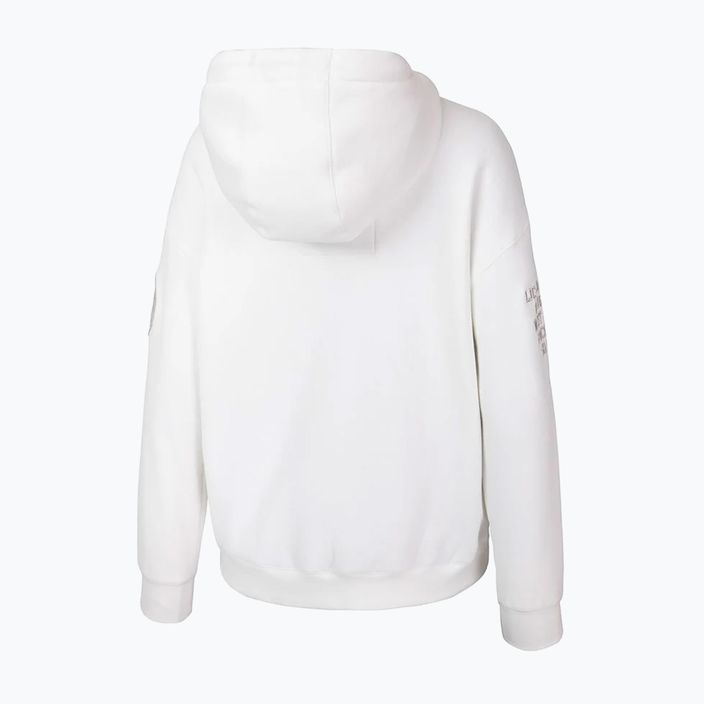 Damen Pitbull Tyrian Sweatshirt mit Kapuze off white 2