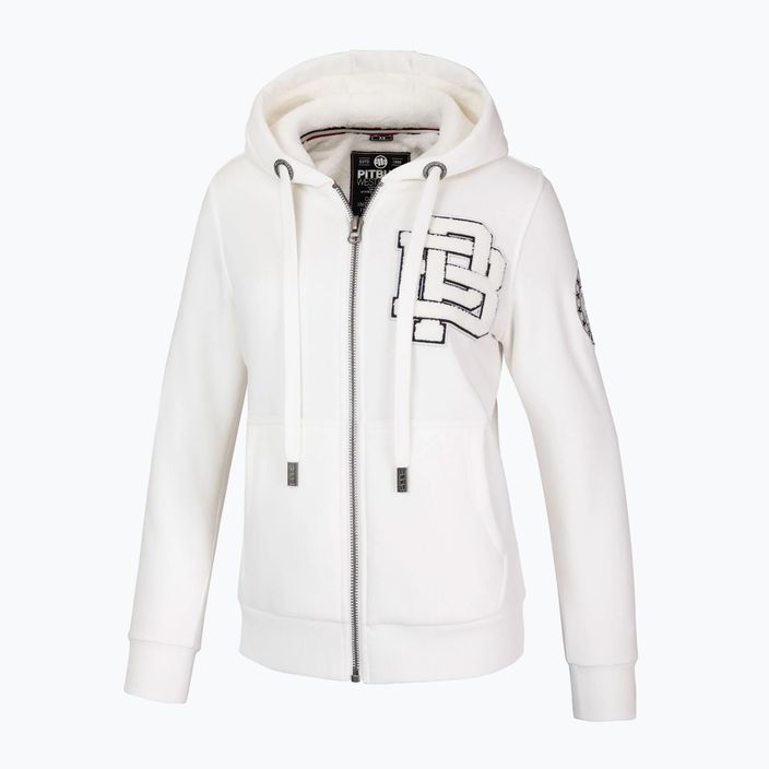 Women's Pitbull Sherpa Ruffina Kapuzenreißverschluss off white