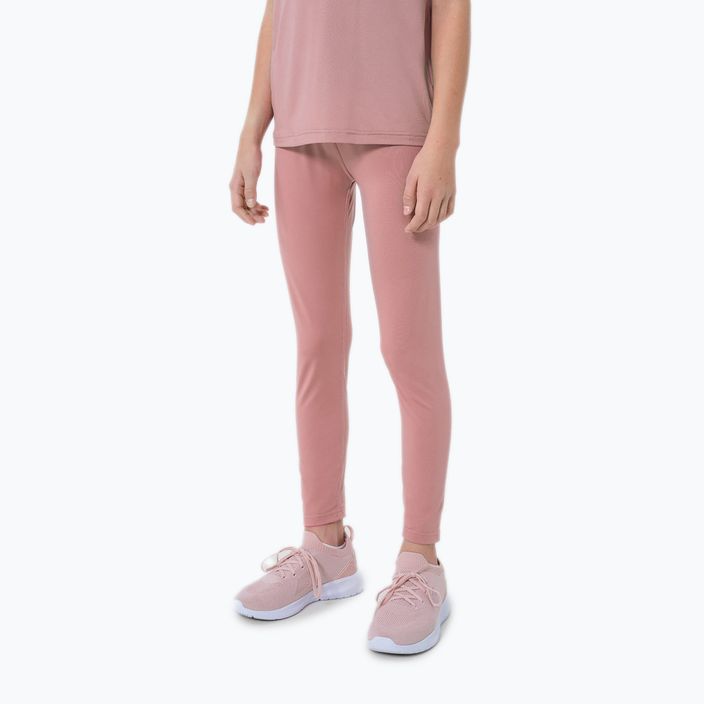 Kinder-Leggings 4F HJZ22-JSPDF002 rosa