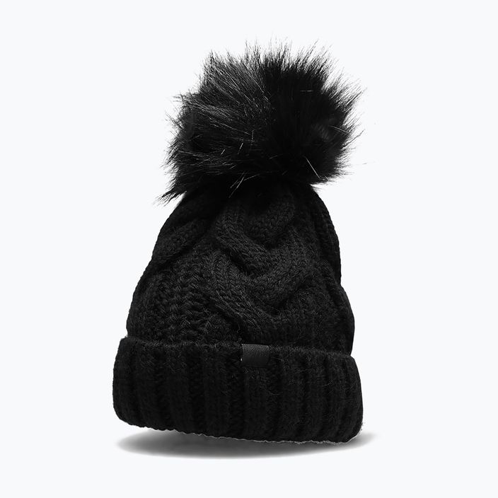 Damen Wintermütze 4F schwarz H4Z22-CAD010 4