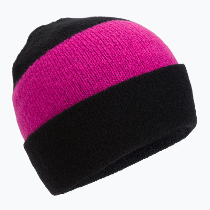 Damen Wintermütze 4F schwarz-rosa H4Z22-CAD011