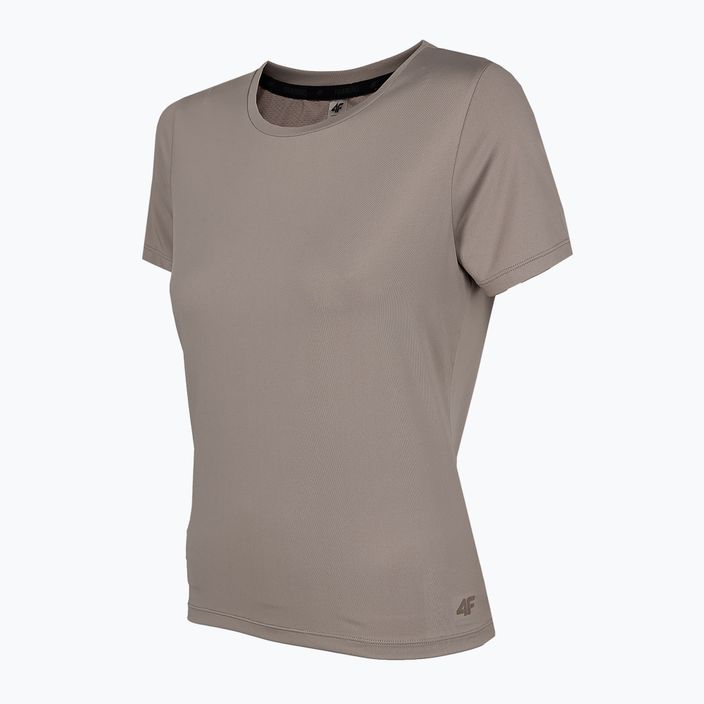 Damen Trainings-T-Shirt 4F H4Z22-TSDF010 beige 4