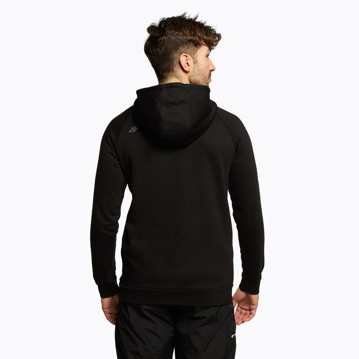 Herren Snowboard-Sweatshirt 4F BLM021 schwarz H4Z22-BLM021 3