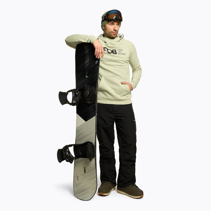 Herren Snowboard-Sweatshirt 4F BLM021 grün H4Z22-BLM021 2