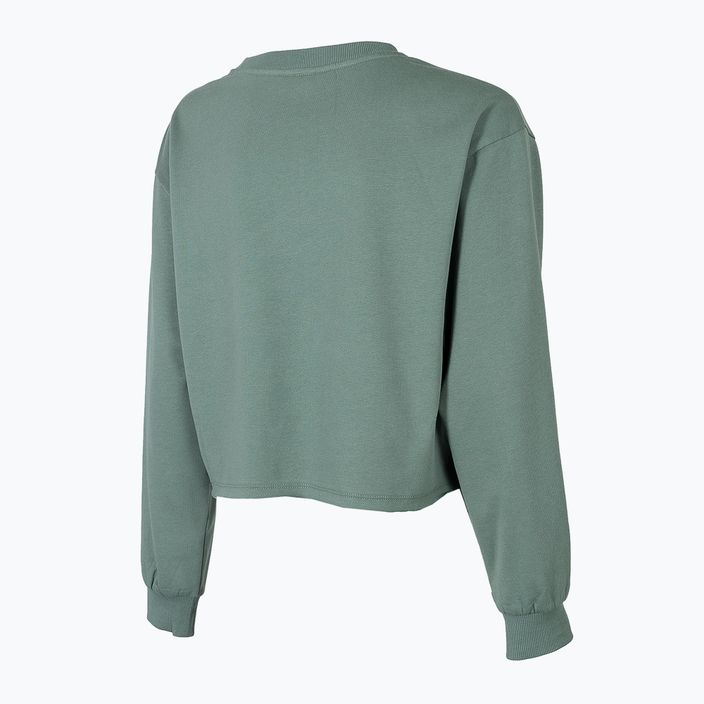Damen Yoga-Sweatshirt 4F H4Z22-BLD040 grün 3