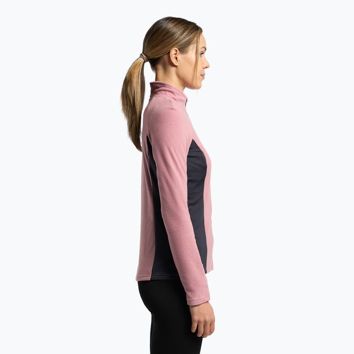 Damen-Ski-Sweatshirt 4F BIDP011 Fleece rosa H4Z22-BIDP011 3
