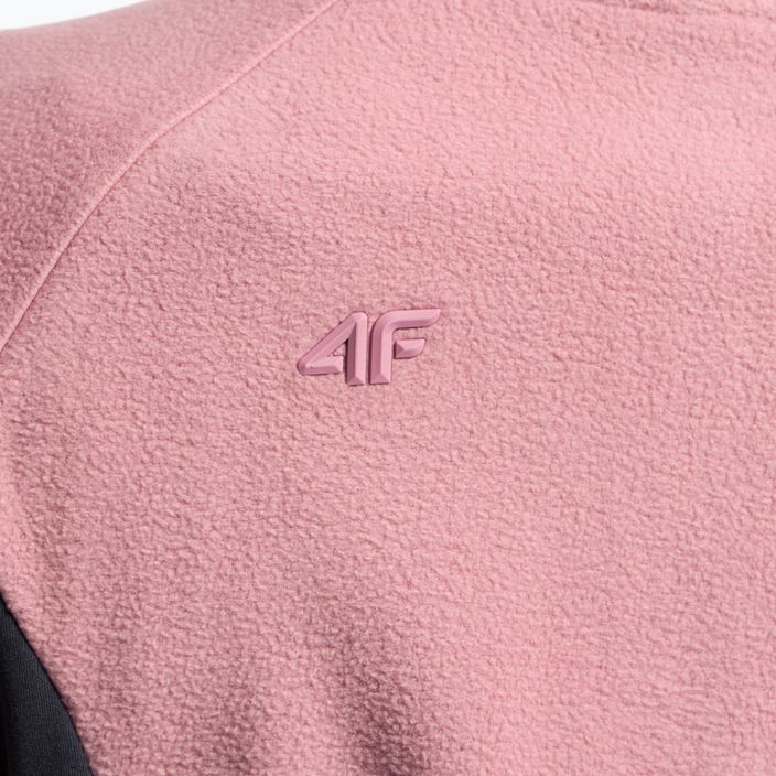 Damen-Ski-Sweatshirt 4F BIDP011 Fleece rosa H4Z22-BIDP011 6