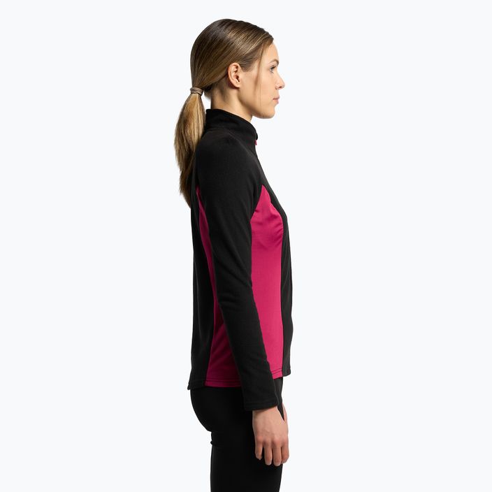 Damen-Ski-Sweatshirt 4F BIDP011 Fleece schwarz H4Z22-BIDP011 3