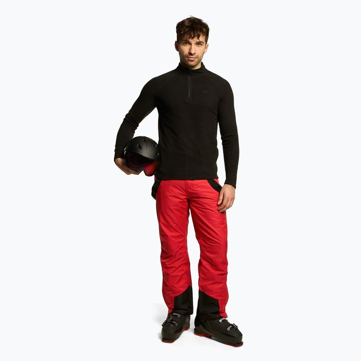 Herren 4F BIMP010 Fleece-Ski-Sweatshirt schwarz H4Z22-BIMP010 2