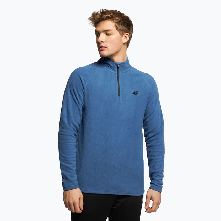 Herren 4F BIMP010 blaues Fleece-Ski-Sweatshirt H4Z22-BIMP010