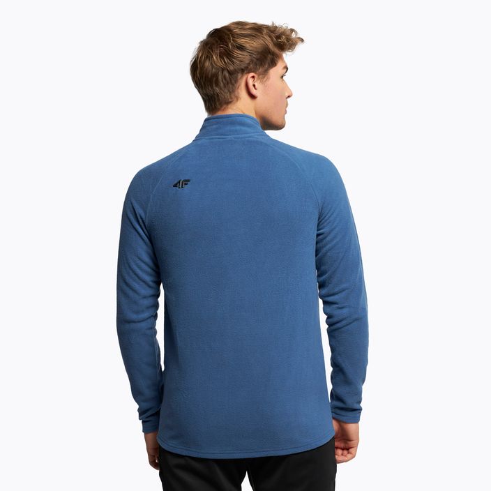 Herren 4F BIMP010 blaues Fleece-Ski-Sweatshirt H4Z22-BIMP010 4