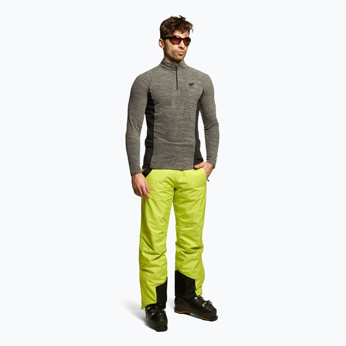 Herren-Ski-Sweatshirt 4F BIMP011 Fleece grau H4Z22-BIMP011 2