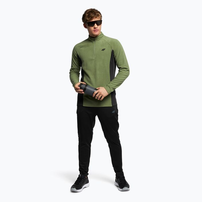 Herren-Ski-Sweatshirt 4F BIMP011 Fleece grün H4Z22-BIMP011 2
