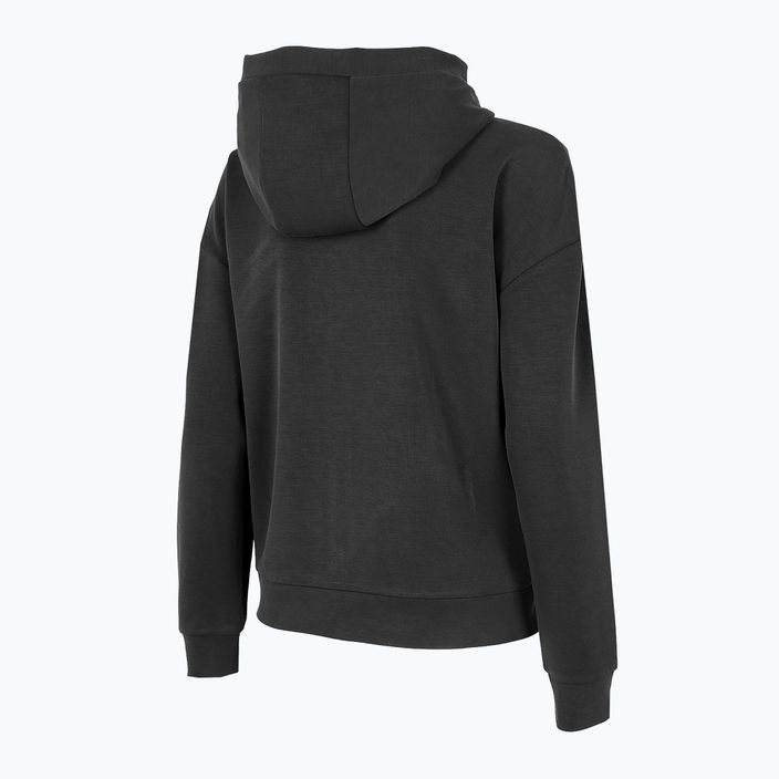 Damen Yoga-Sweatshirt 4F H4Z22-BLD041 schwarz 3