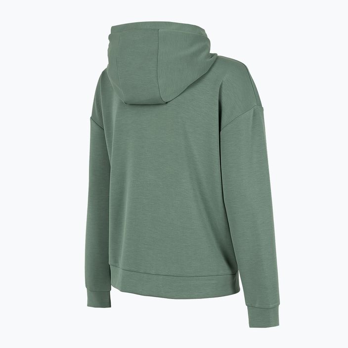 Damen Yoga-Sweatshirt 4F H4Z22-BLD041 grün 3