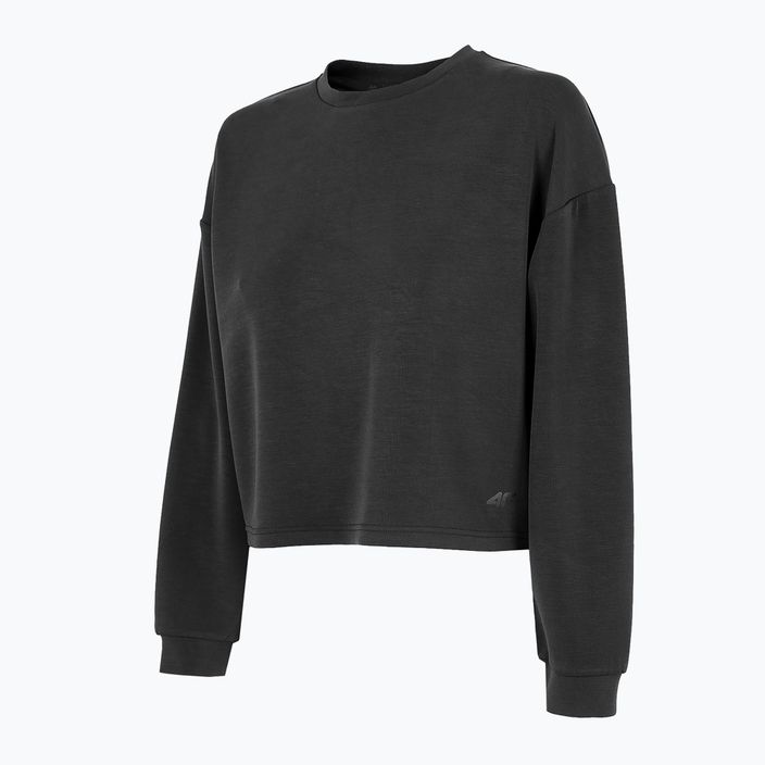Damen Yoga-Sweatshirt 4F H4Z22-BLD039 schwarz 2