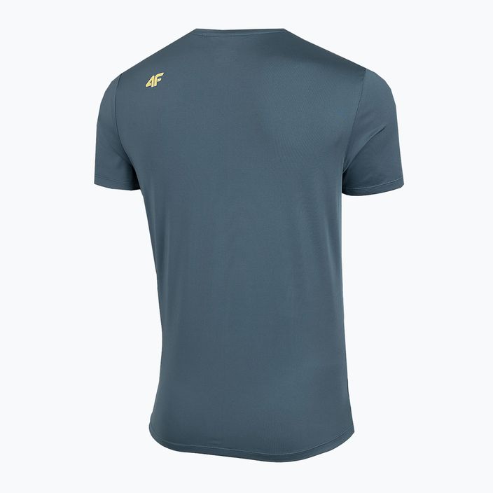 Herren 4F Trekking-T-Shirt navy blau H4Z22-TSM019 3