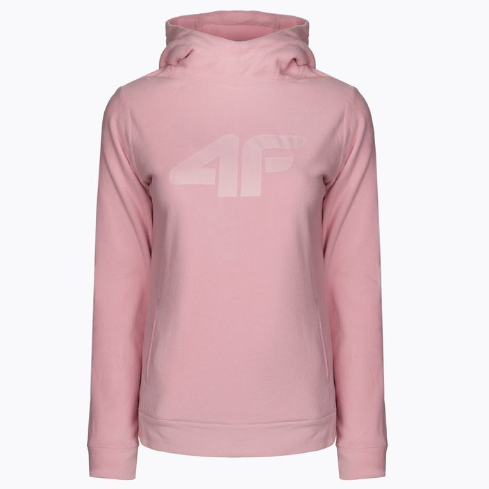 Damen 4F Fleece-Sweatshirt rosa NOSH4-PLD352