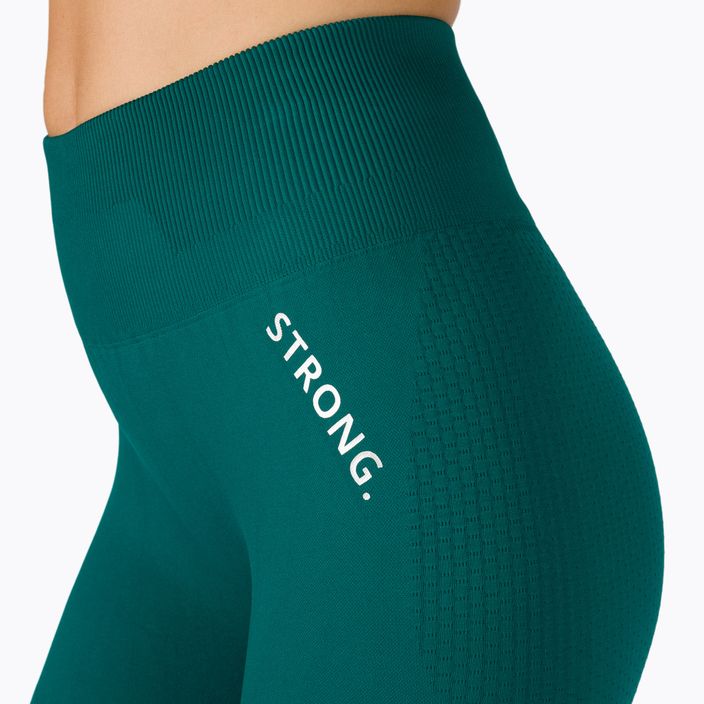 Nahtlose Damen Leggings STRONG POINT Shape & Comfort Push Up grün 1131 4