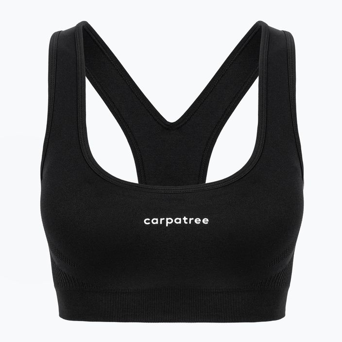 Carpatree Allure Seamless sepia schwarz Fitness-BH