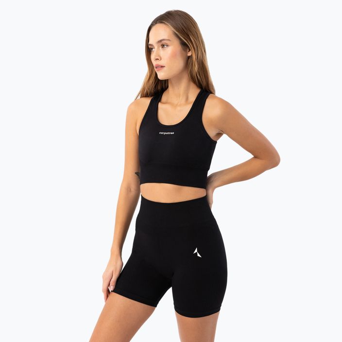 Women's Carpatree Blaze Seamless Sleeveless Trainingstop sepia schwarz