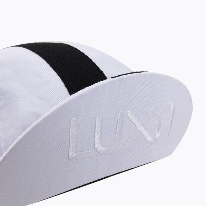 LUXA Classic Stripe Baseballkappe weiß und schwarz LULOCKCSW 9